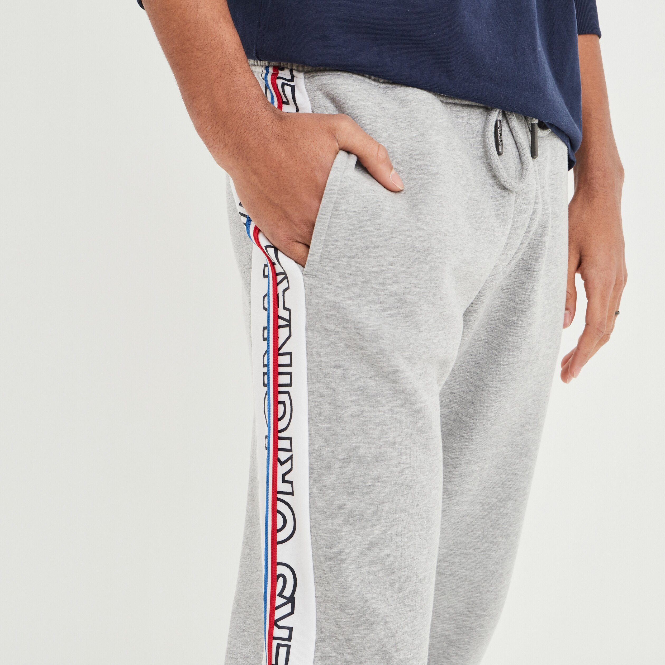Pantalon de jogging straight gris clair homme | La Halle