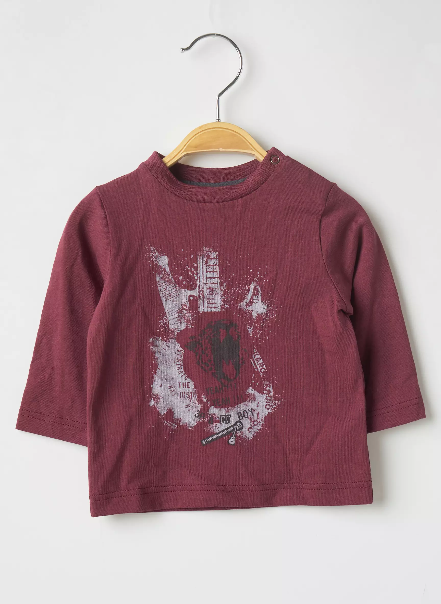 3 Pommes Tshirts Garcon couleur rouge