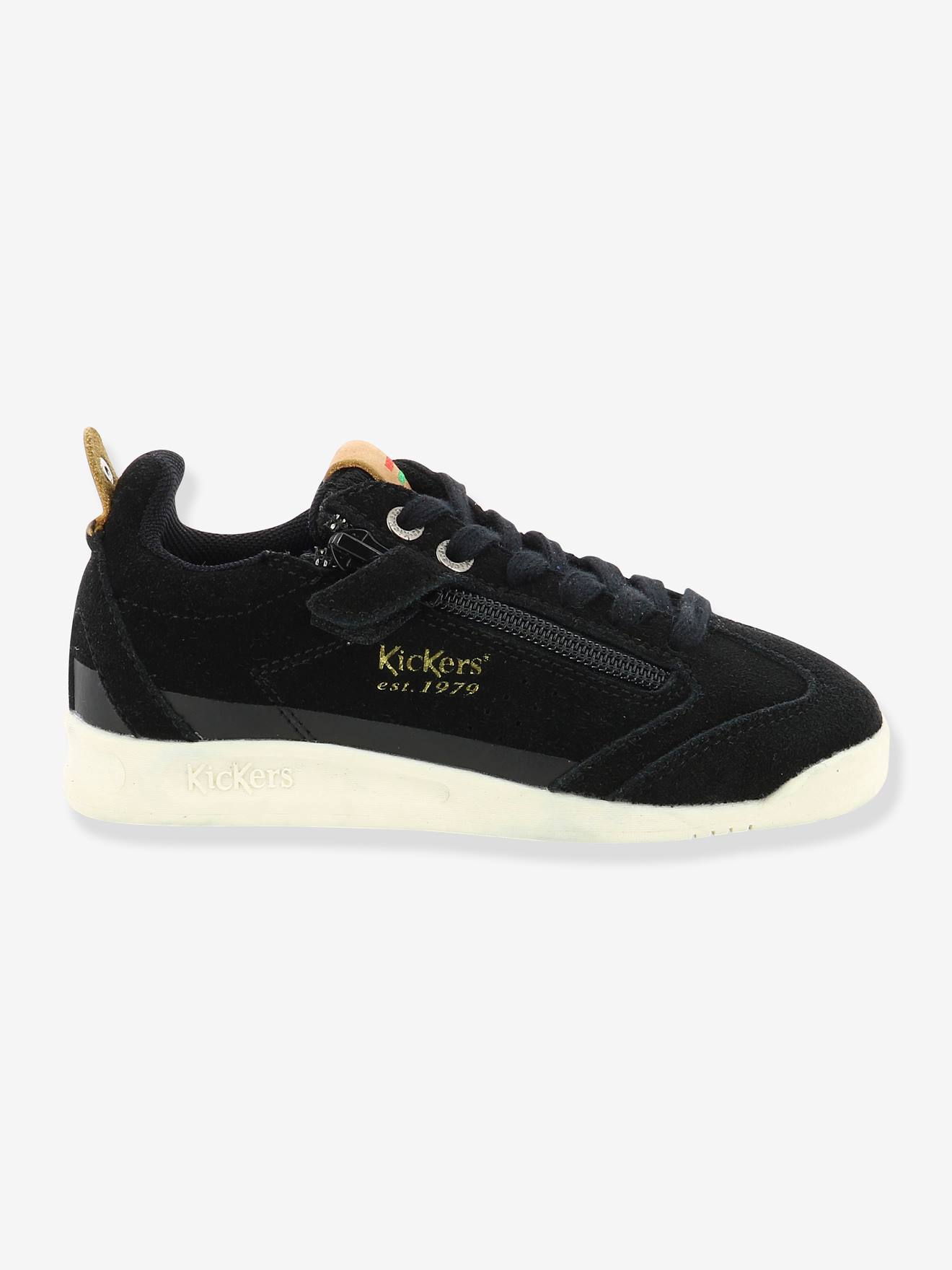 Baskets Sneakers fille Kick 18 CDT Zip KICKERS® noir