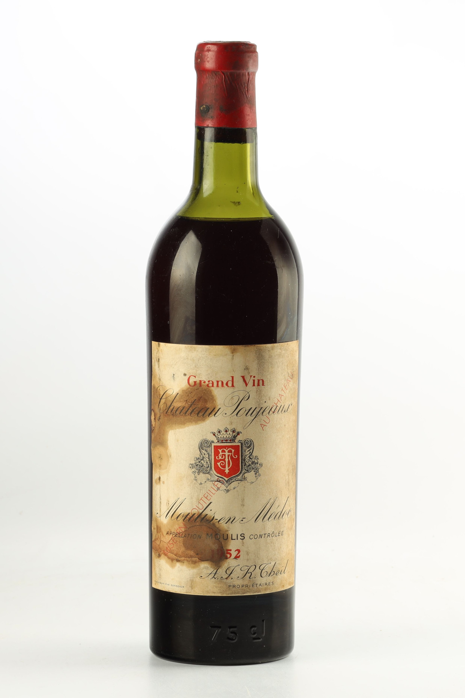 Château Poujeaux 1952, Moulis