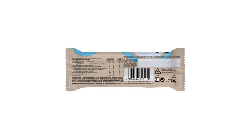 WEIDER Joe's Protein Core Bar White Choco Coconut 45 g