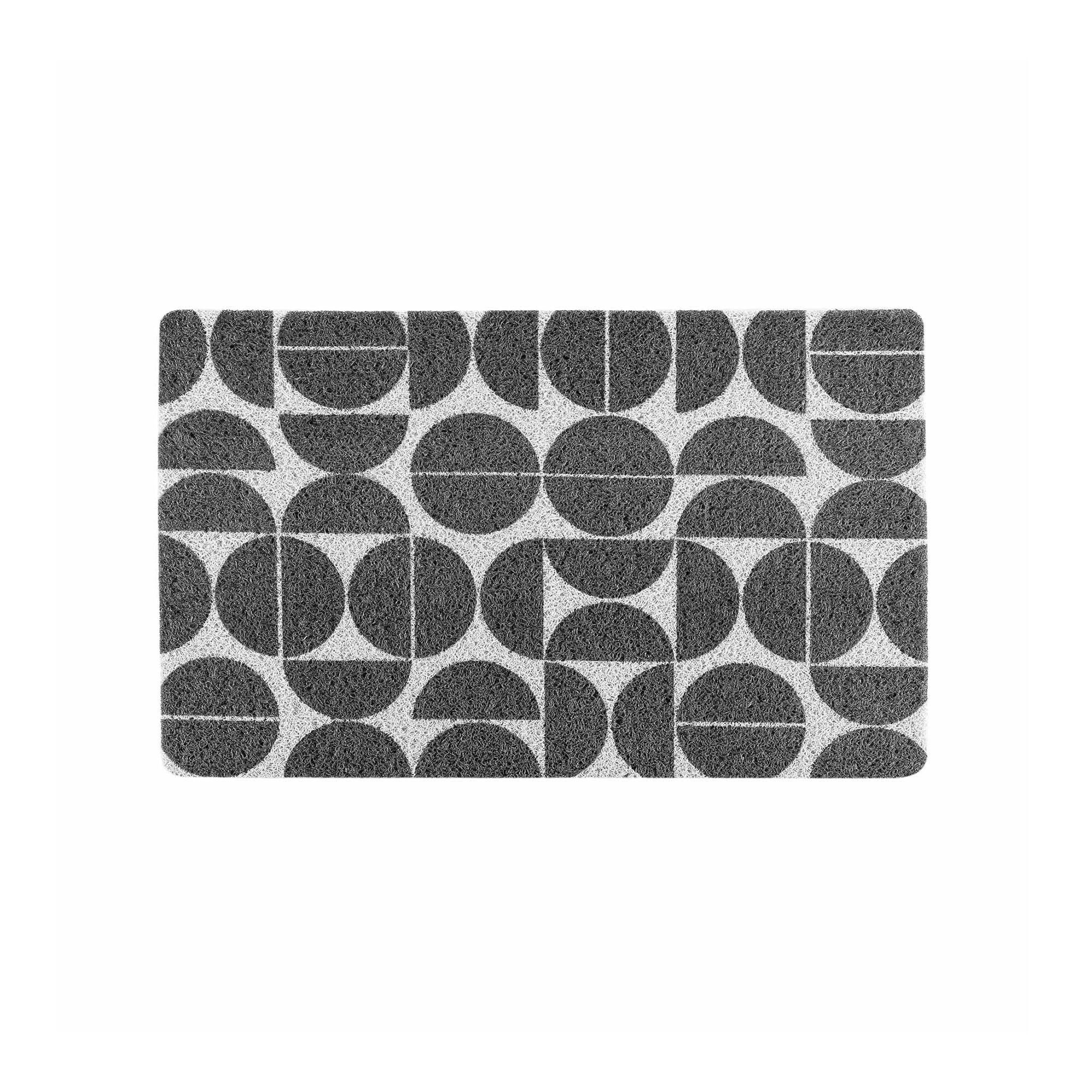 Tapis d'entrée rectangulaire, motif géométrique