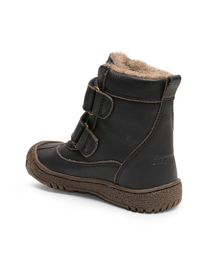bisgaard Leder-Winterboots in Dunkelblau günstig kaufen