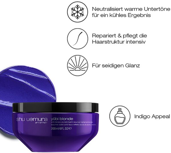 Shu Uemura Yubi Blonde Anti-Gelbstich Purple Maske Haarmaske