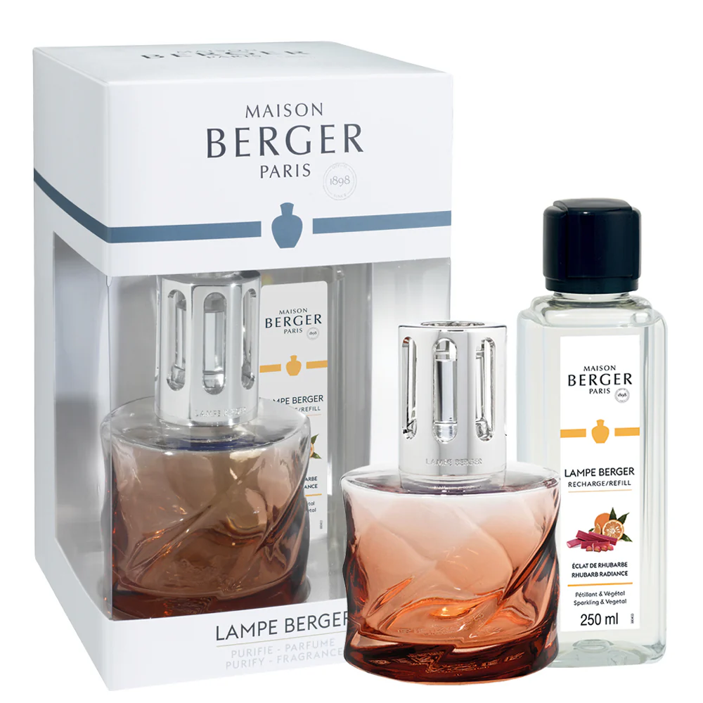 Lampe Coffret Spirale Rose Ambré – Lampenbox, katalytische Lampe