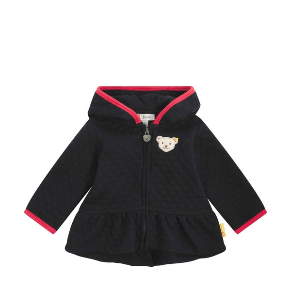 Sweatjacke, dunkelblau für Mädchen