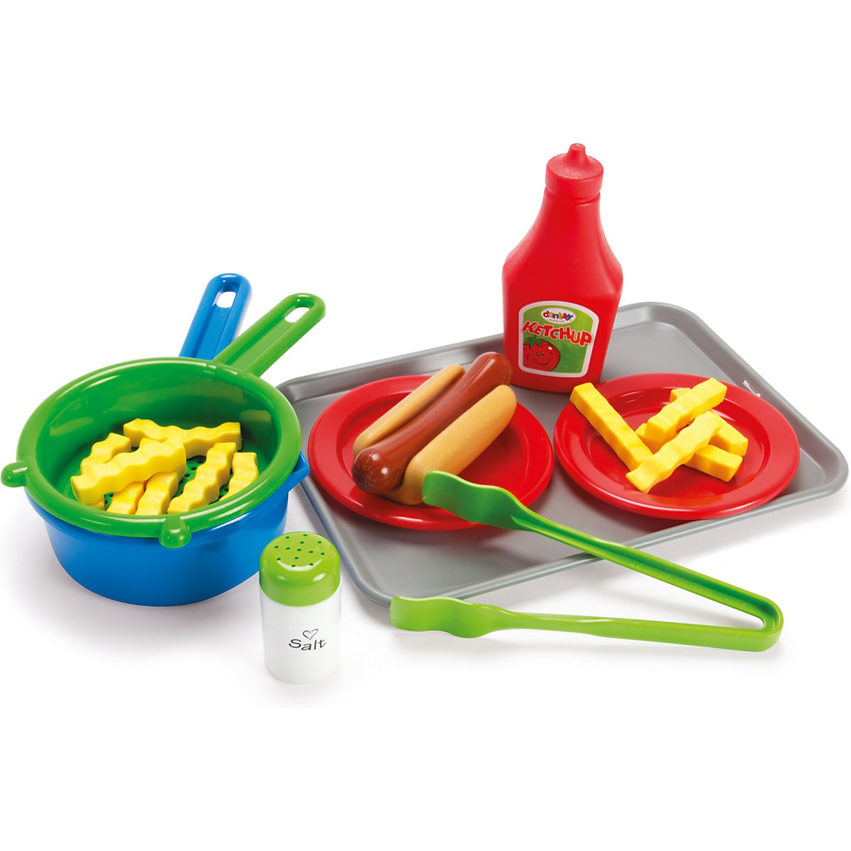 Hotdog-Set auf Tablett, 22-tlg.
