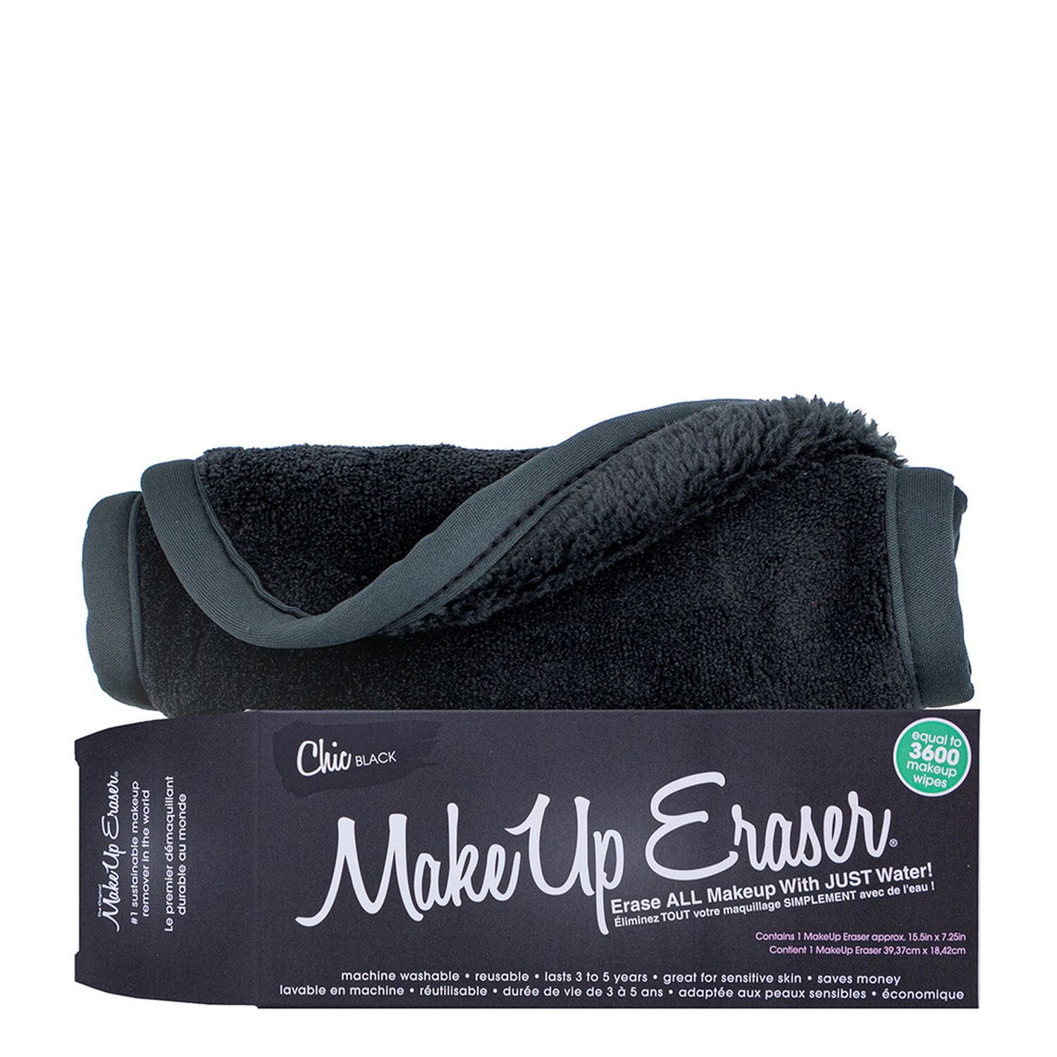 Make Up Eraser Chic Black Serviette Démaquillante Réutilisable