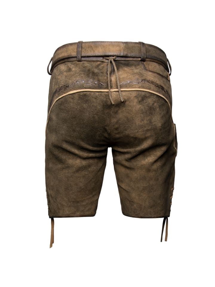 Spieth & Wensky Lederhose Weikhard in braun günstig kaufen