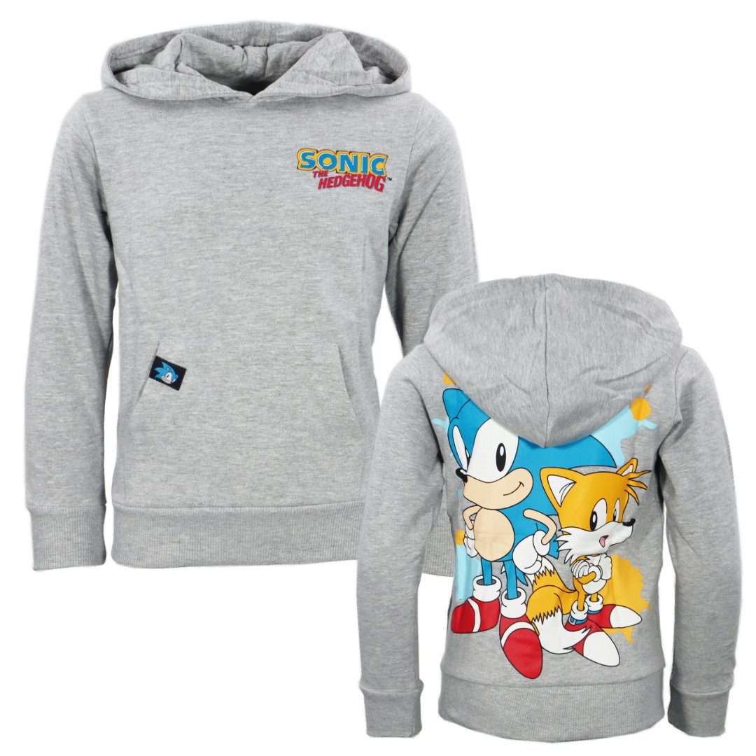 Sonic The Hedgehog Kapuzenpullover Sonic the Hedgehog Kinder Jungen Hoodie Pulli Gr. 104 bis 152