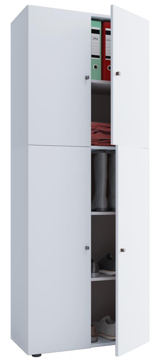 VCM my home Kleiderschrank Lona / Weiss