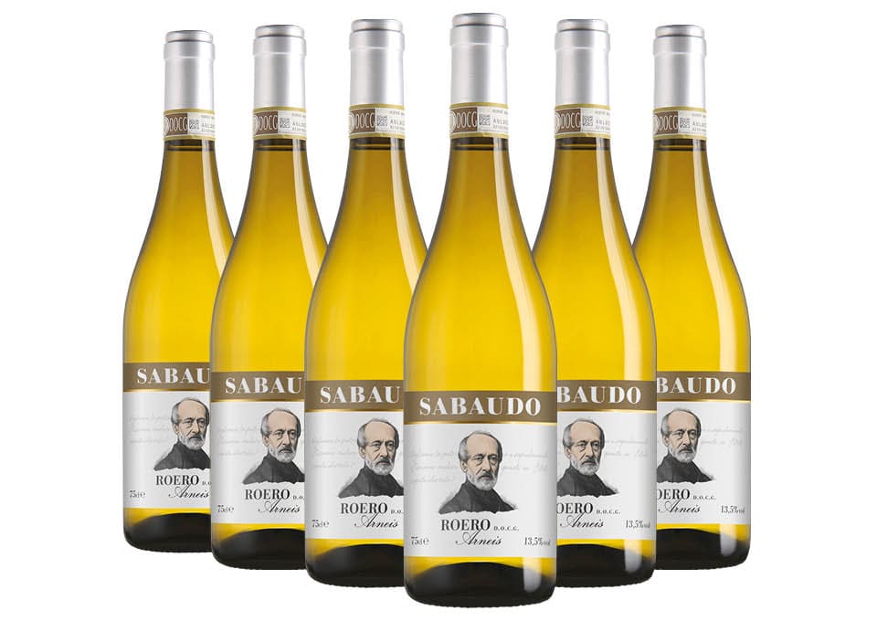 Roero Arneis DOCG 2022 Sabaudo 6 bouteilles de 0,75 ℓ