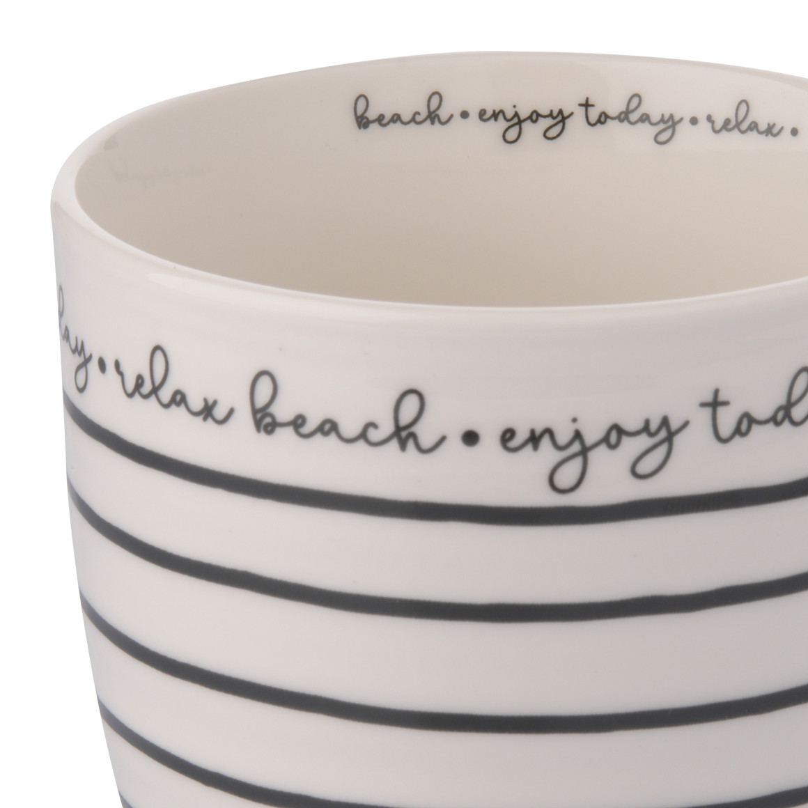 Tasse mit Schriftzug