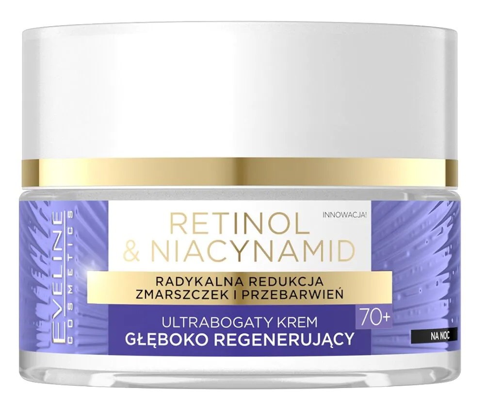 „Eveline“ retinolio ir niacinamido naktinis kremas nuo 70 metų