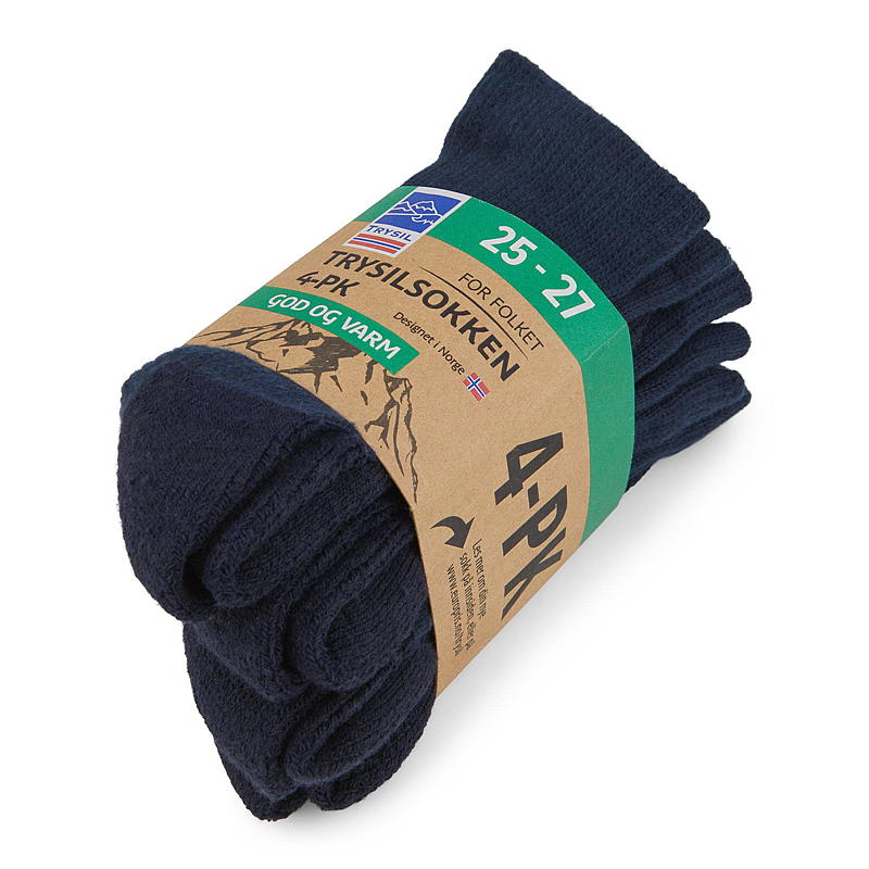 Trysil Trysilsokk 4-pk str 25/27 God og Varm