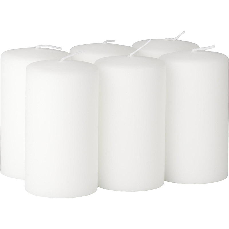 Vie Home Kubbelys 6-pk 6x11 cm hvit