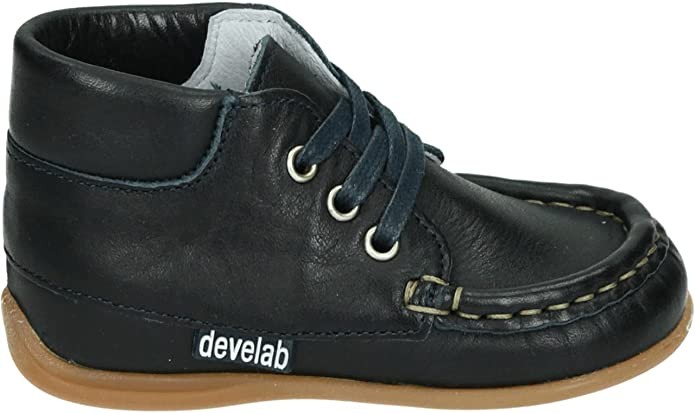 DEVELAB Jungen Halbschuhe blau BabyMoccasin