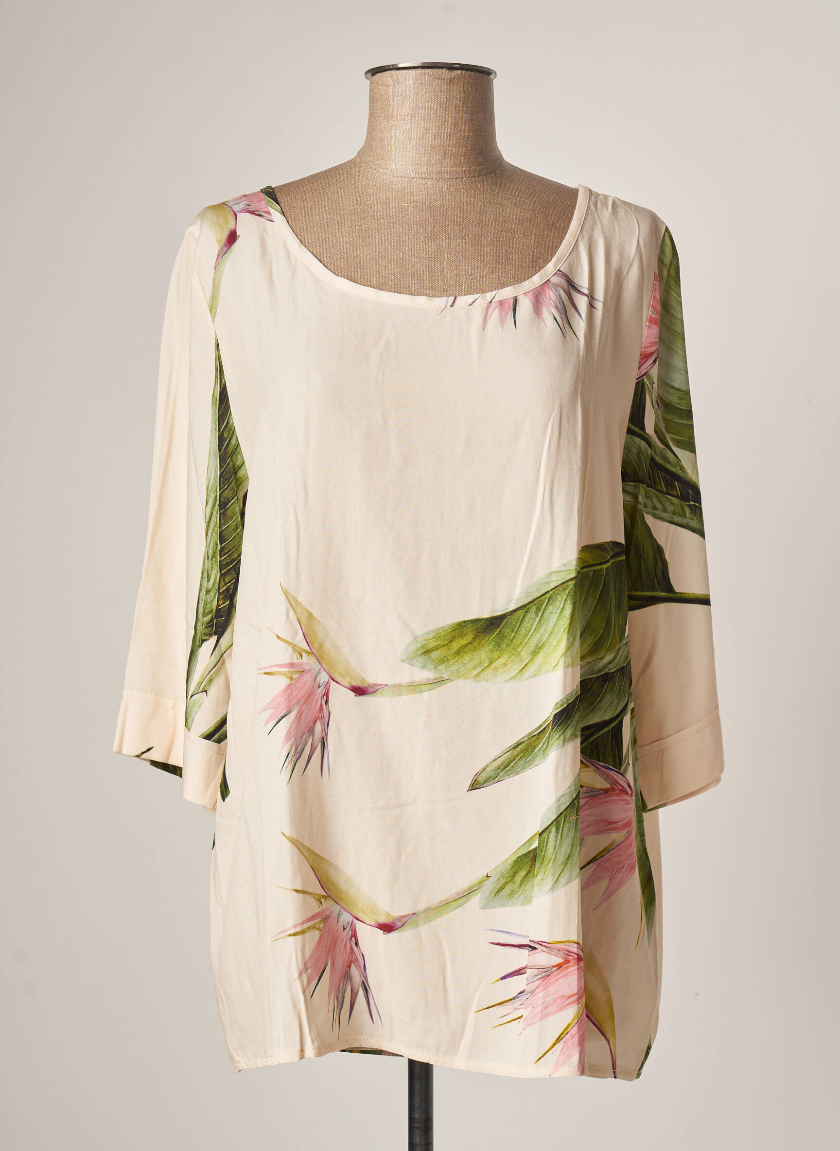 La Fee Maraboutee Tuniquemanchelongue Femme couleur beige