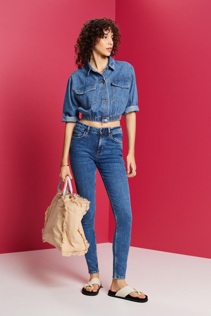 Denim aus Baumwoll-Stretch