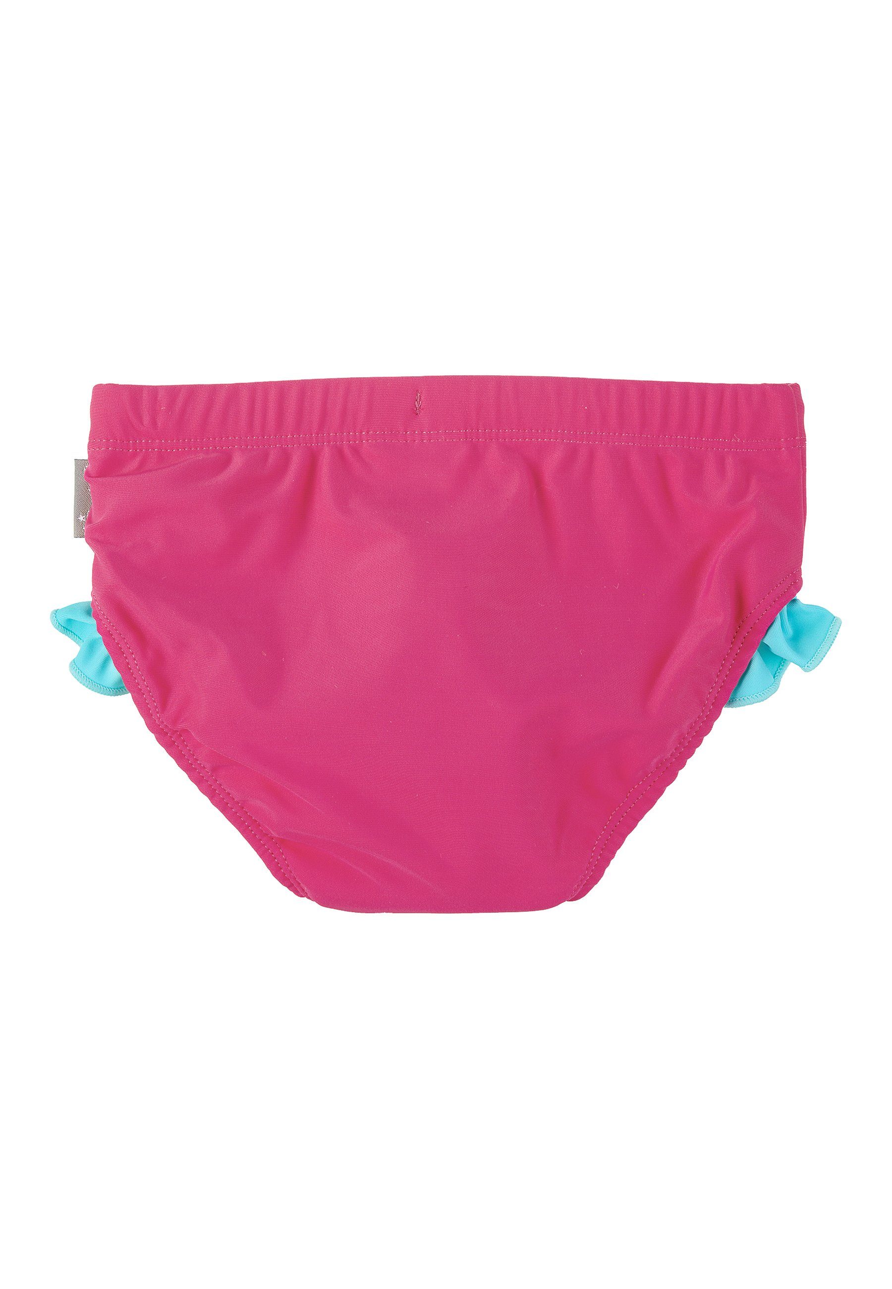 Sterntaler® Badehose Badehose Rüschen (1-St., Baby Schwimmshorts mit Windelfutter, Badeshorts Kinder) Baby Badehose mit Schleife und Rüschen, Badepants