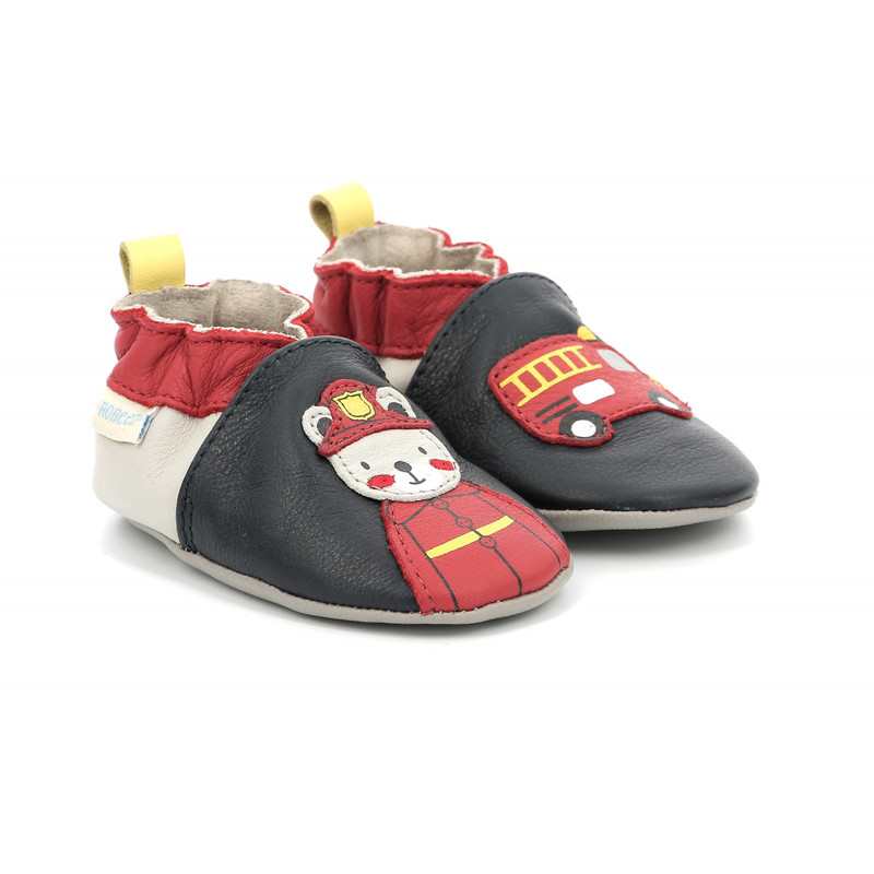 Chaussons cuir Fireman Plg