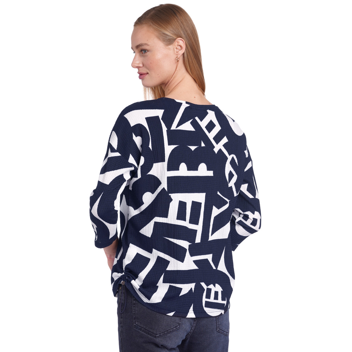 Damen Shirt mit Raffung