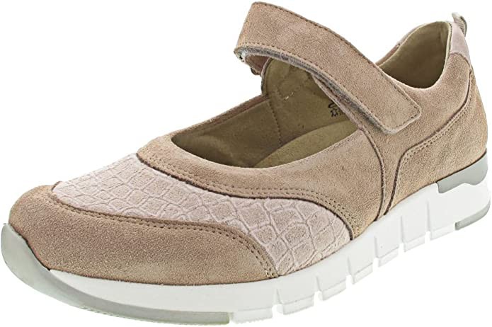 WALDLÄUFER Sportliche Slipper lila/pink H-PETRA