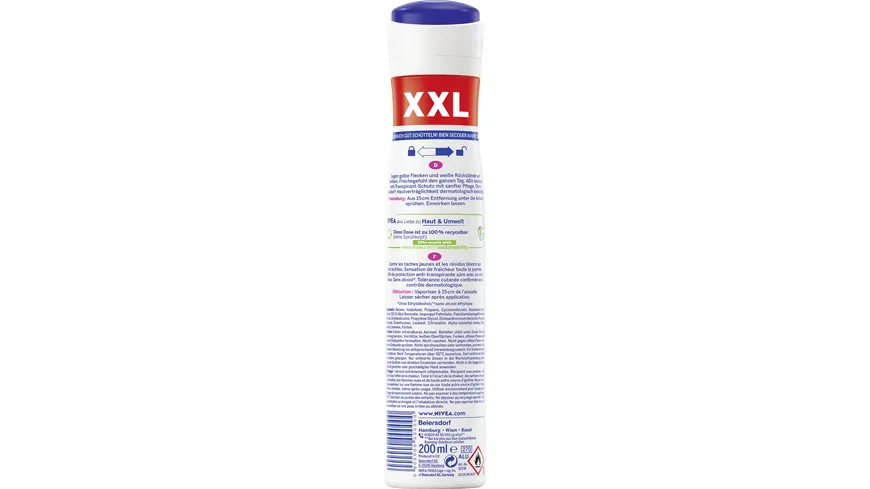 NIVEA Deo Spray Black & White Invisible Clear Anti-Transpirant 150 ml
