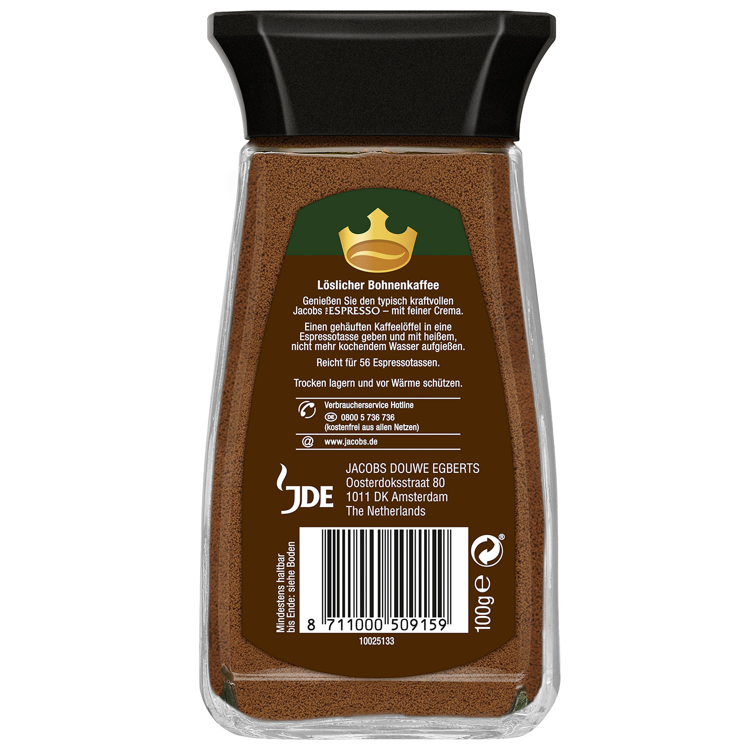 Jacobs Typ Espresso 100g