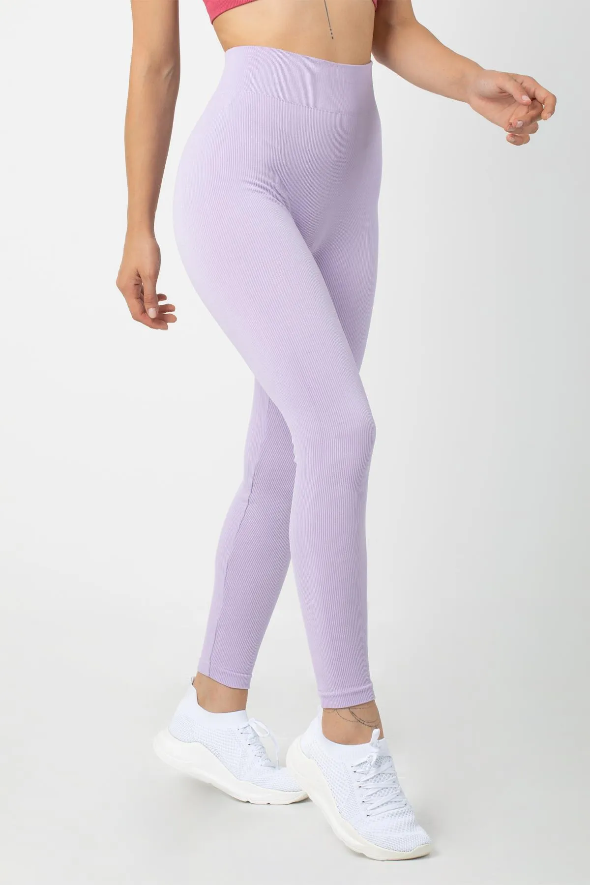 Doremi  Nahtlose gestrickte Leggings mit hoher Taille