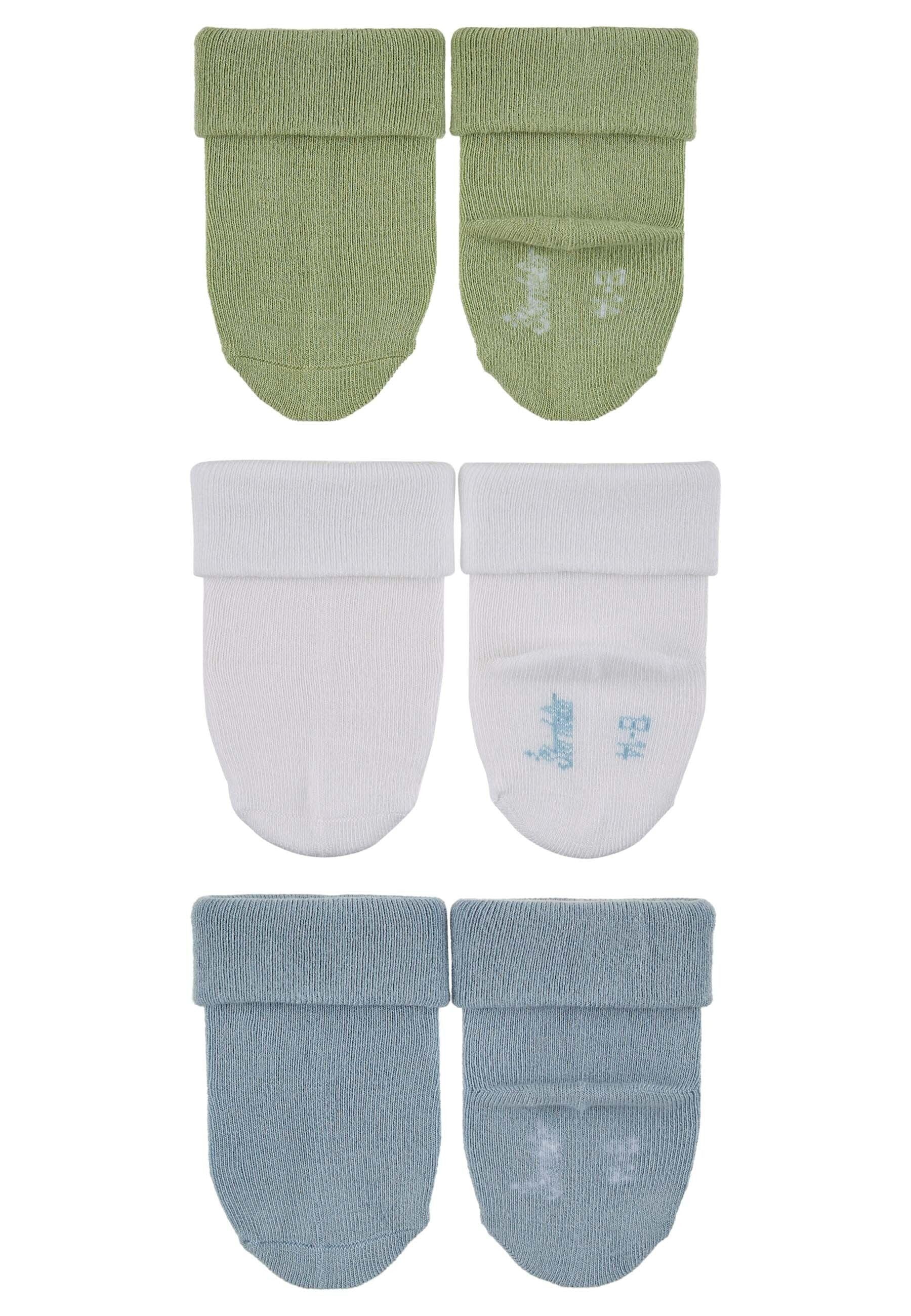 Baby Socken in verschiedenen Farben, im 3er-Pack