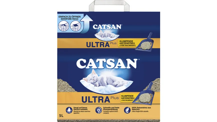 CATSAN™ ULTRA Plus Klumpende Katzenstreu 5l 5 l