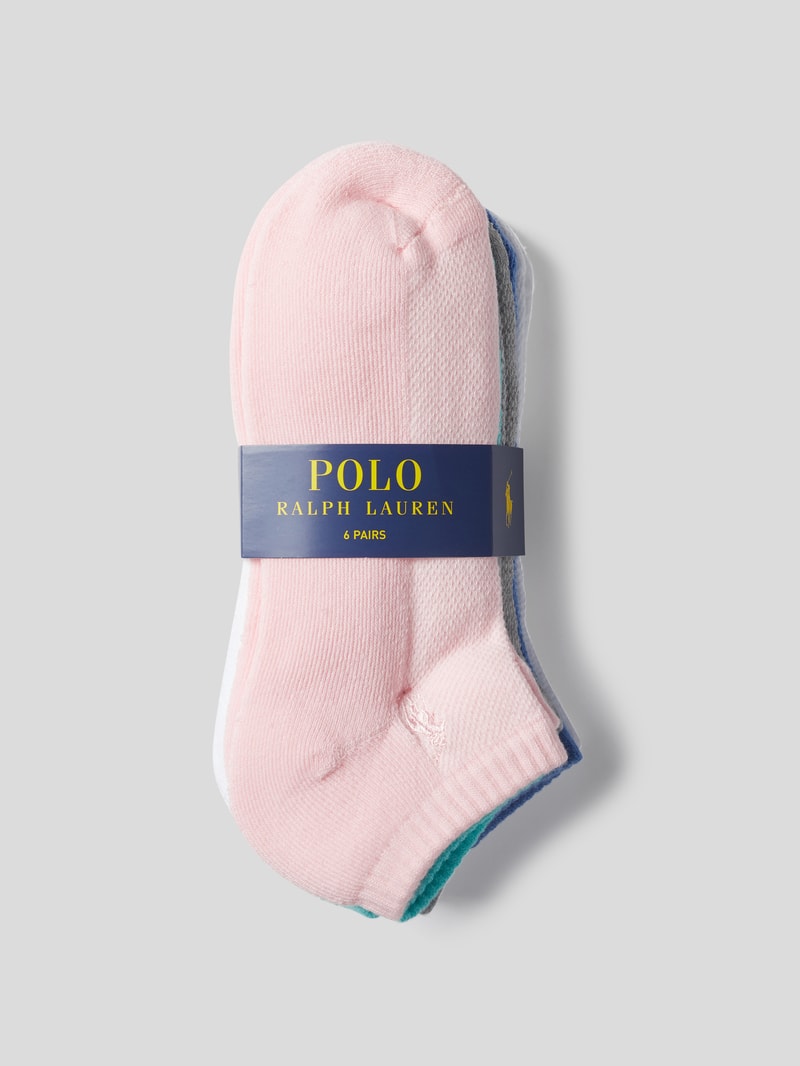 Socken mit Stretch-Anteil im 6er-Pack in hellrosa