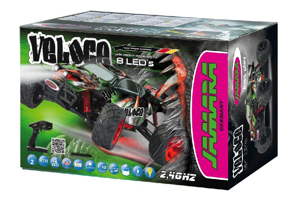 Jamara e.K. JAMARA Veloce Monstertruck 4WD 1:10 NiMh 2,4GHz mit LED