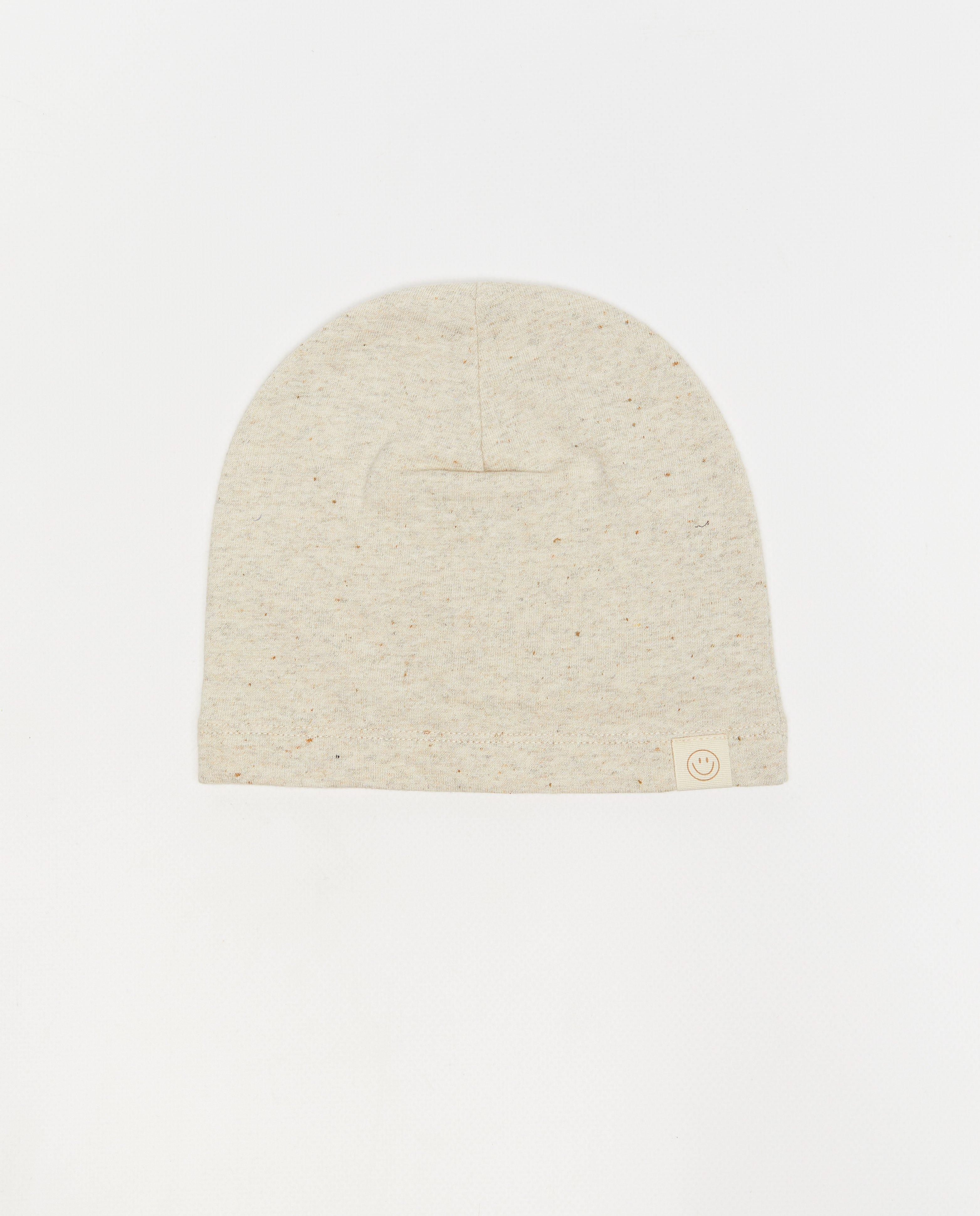 Nyfödd 50-68 Beige mössa ljusbeige