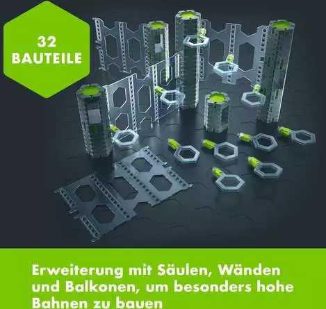 GraviTrax PRO Extension Vertical - Kugelbahn-Erweiterung für Kinder ab 8 Jahren