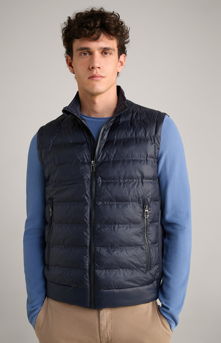 Nylon-Steppweste Alco in Navy