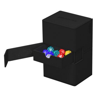 Ultimate Guard Twin Flip`n`Tray 160+ XenoSkin Monocolor - Schwarz