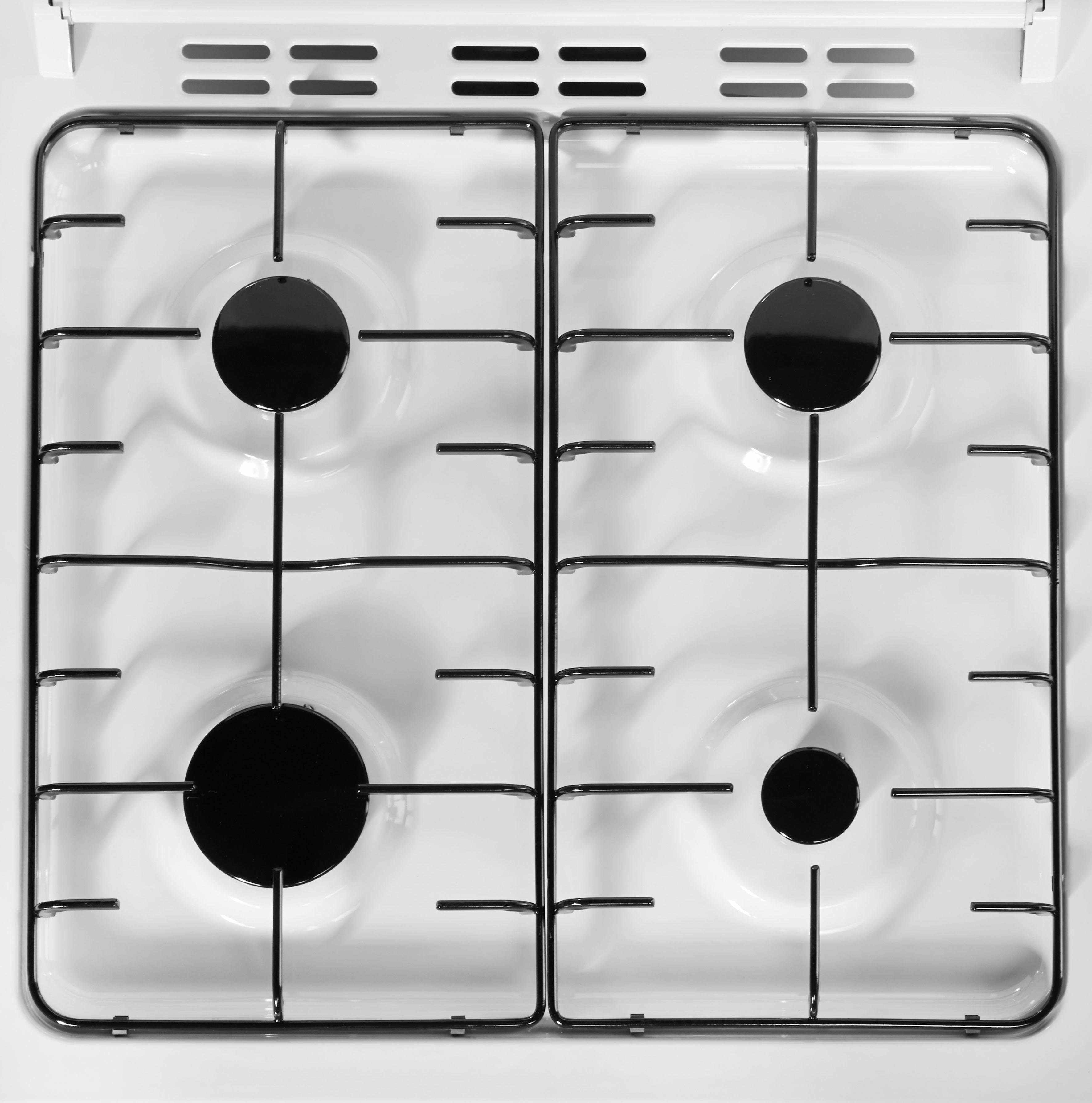 BEKO Gas-Standherd FSM62320DWS, mit Teleskopauszug nachrüstbar, mit Kindersicherung