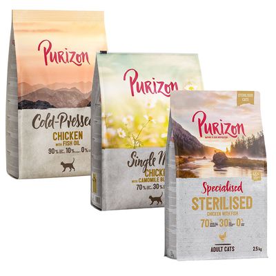 Gemischtes Sparpaket Purizon 3 x 2,5 kg