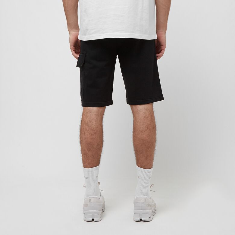 C. P. Company Light Fleece Utility Shorts Black