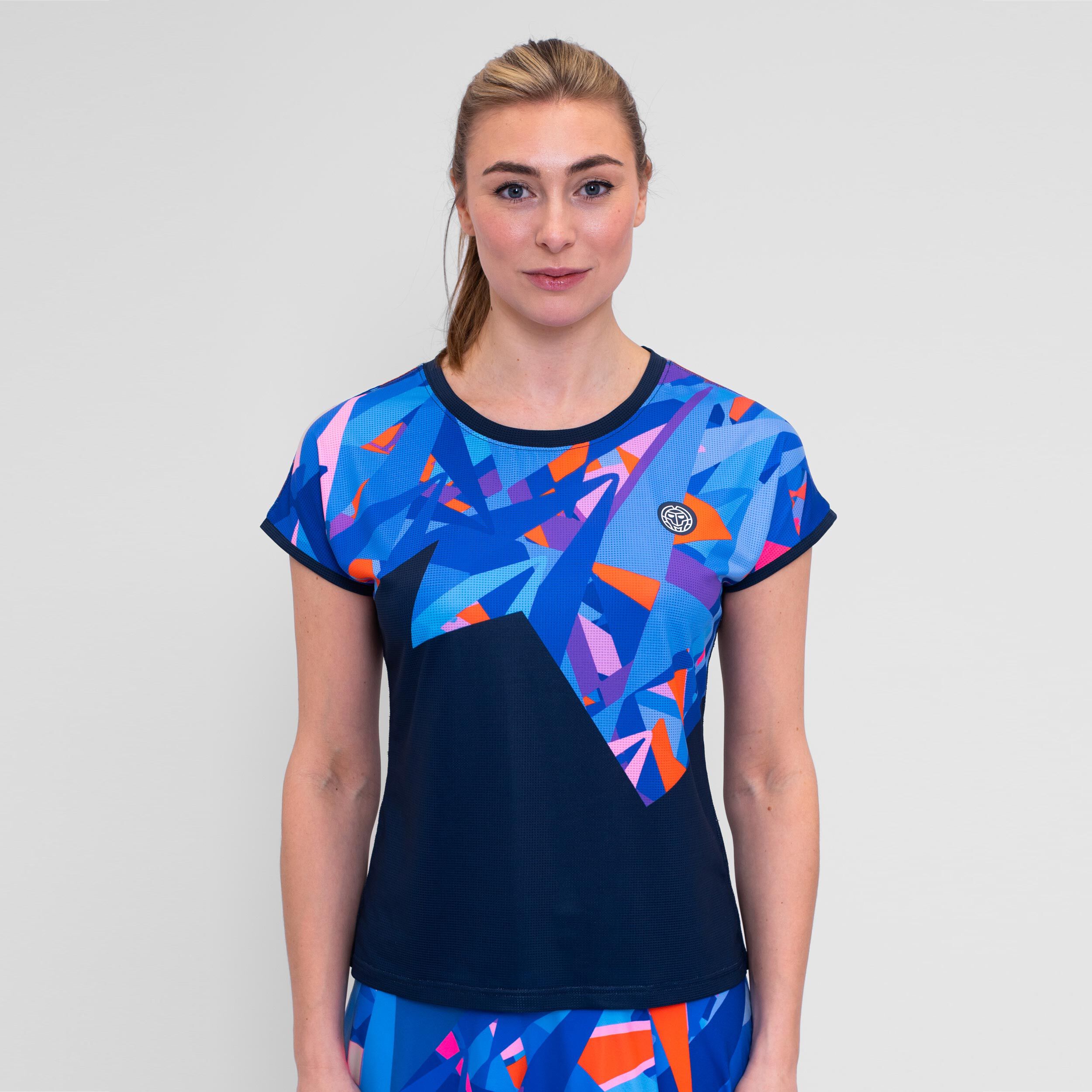 Spike T-Shirt Damen - Dunkelblau, Mehrfarbig