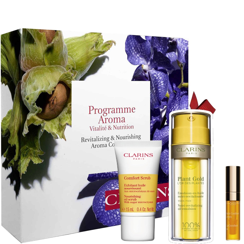 Clarins Coffret Plant Gold Soin hydratant et nourrissant visage