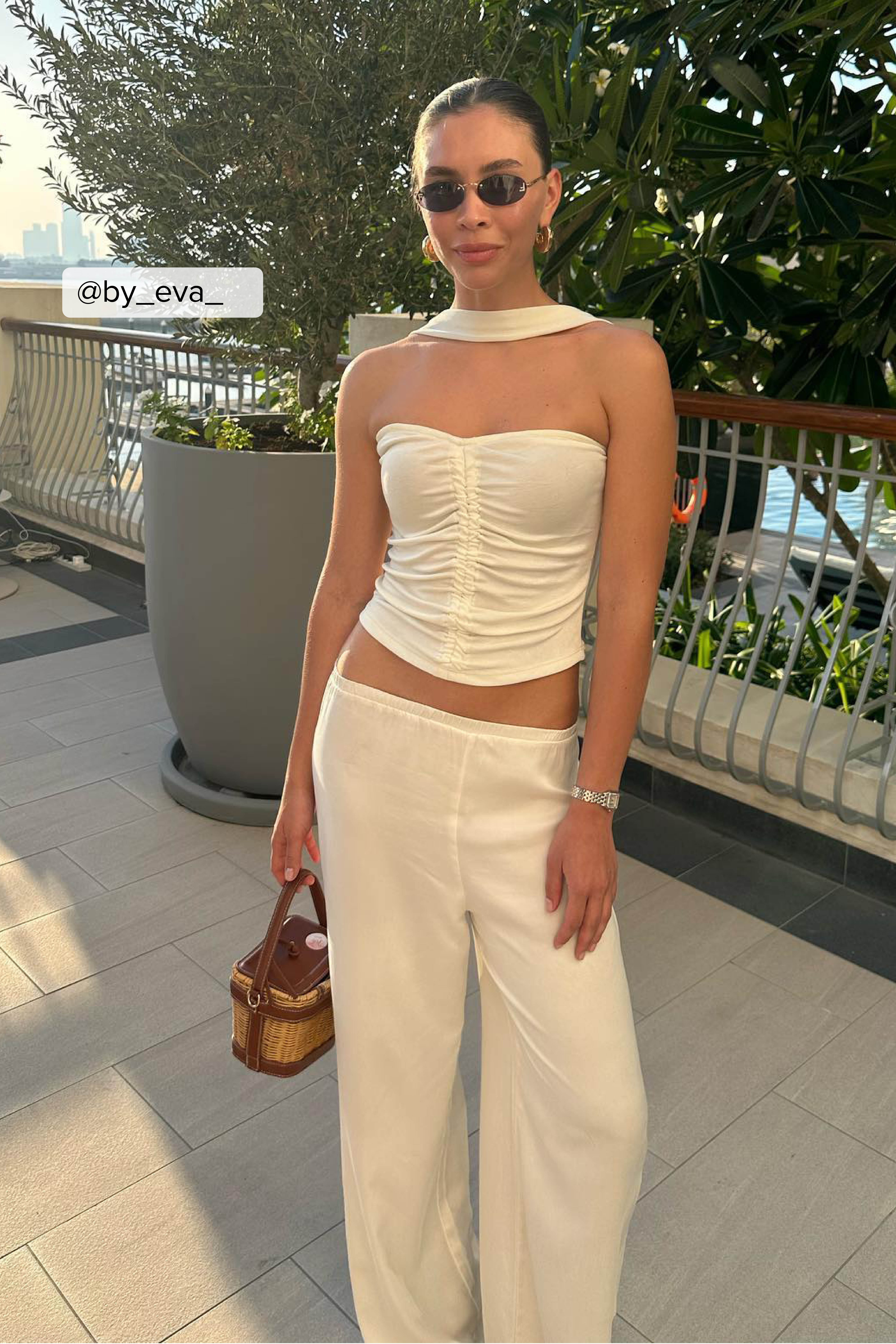 Tube-Top mit Schaldetail