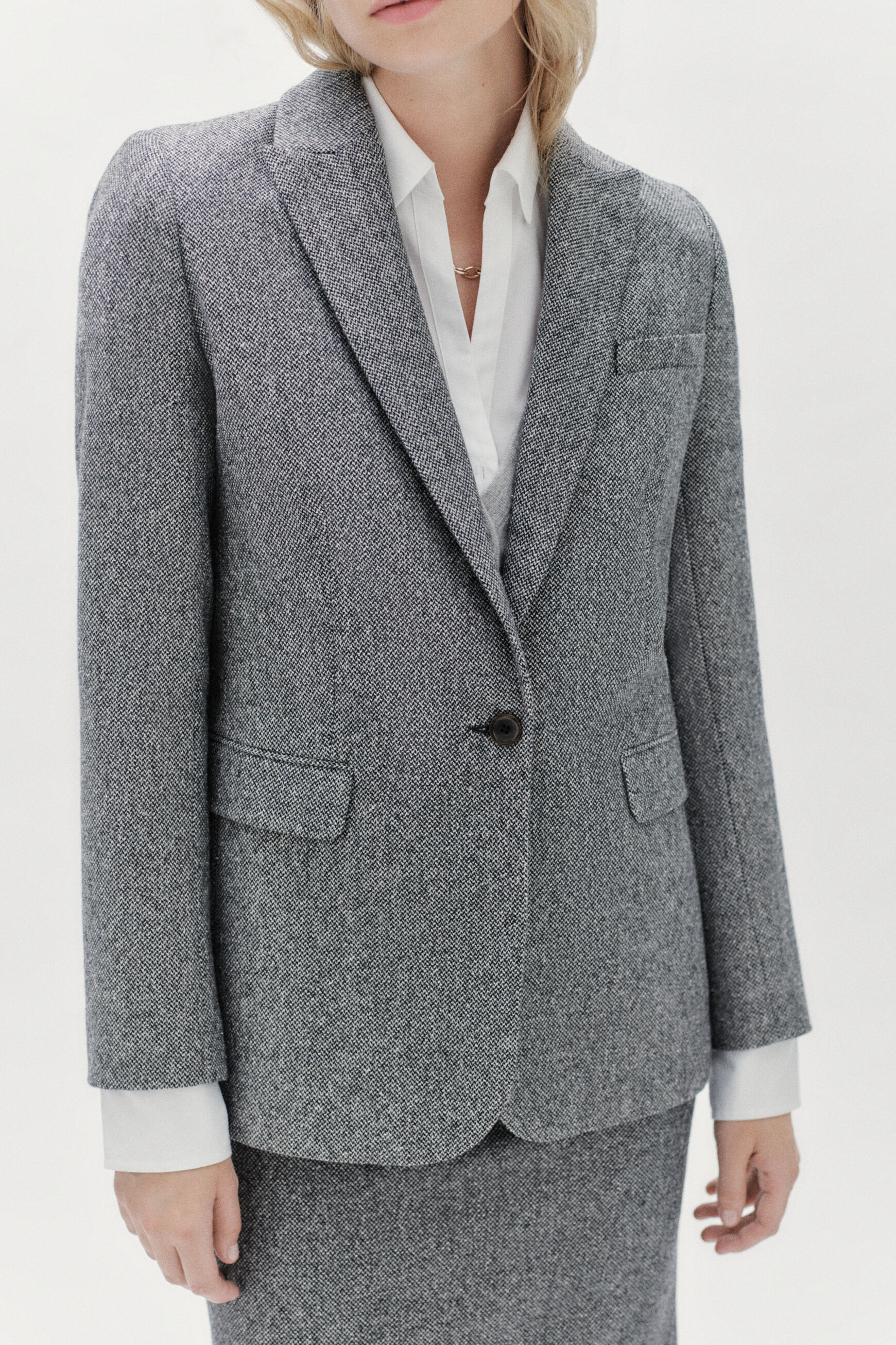 blazer zoe gris fonce femme