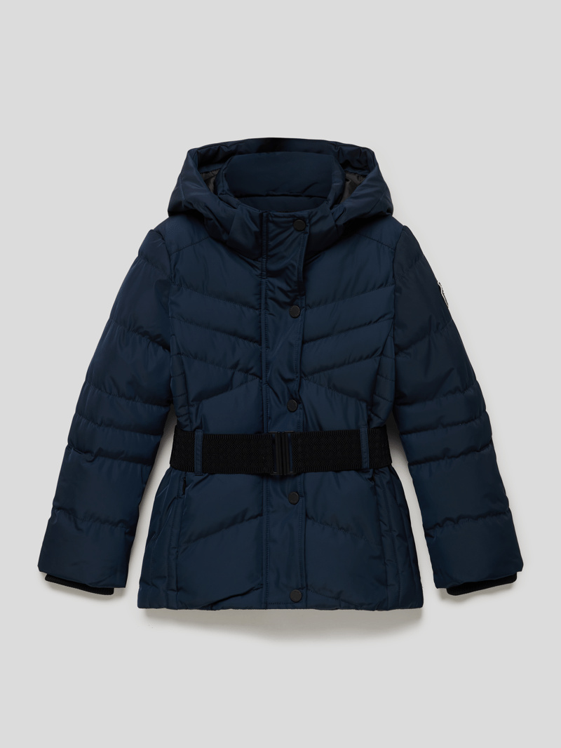Steppjacke mit Knopfleiste Modell 'Lanca' in marineblau