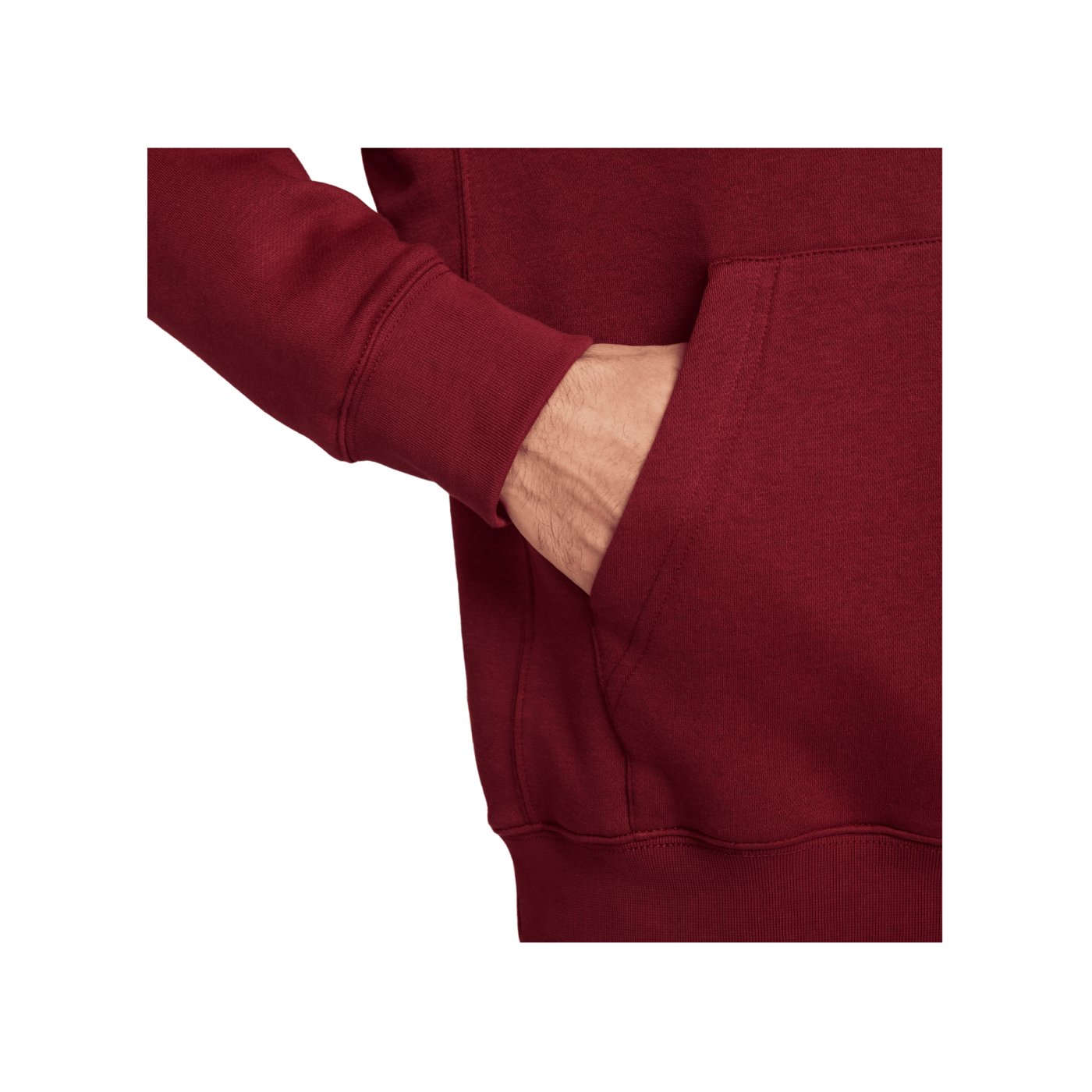Nike Club Fleece Hoody Rot Orange F677