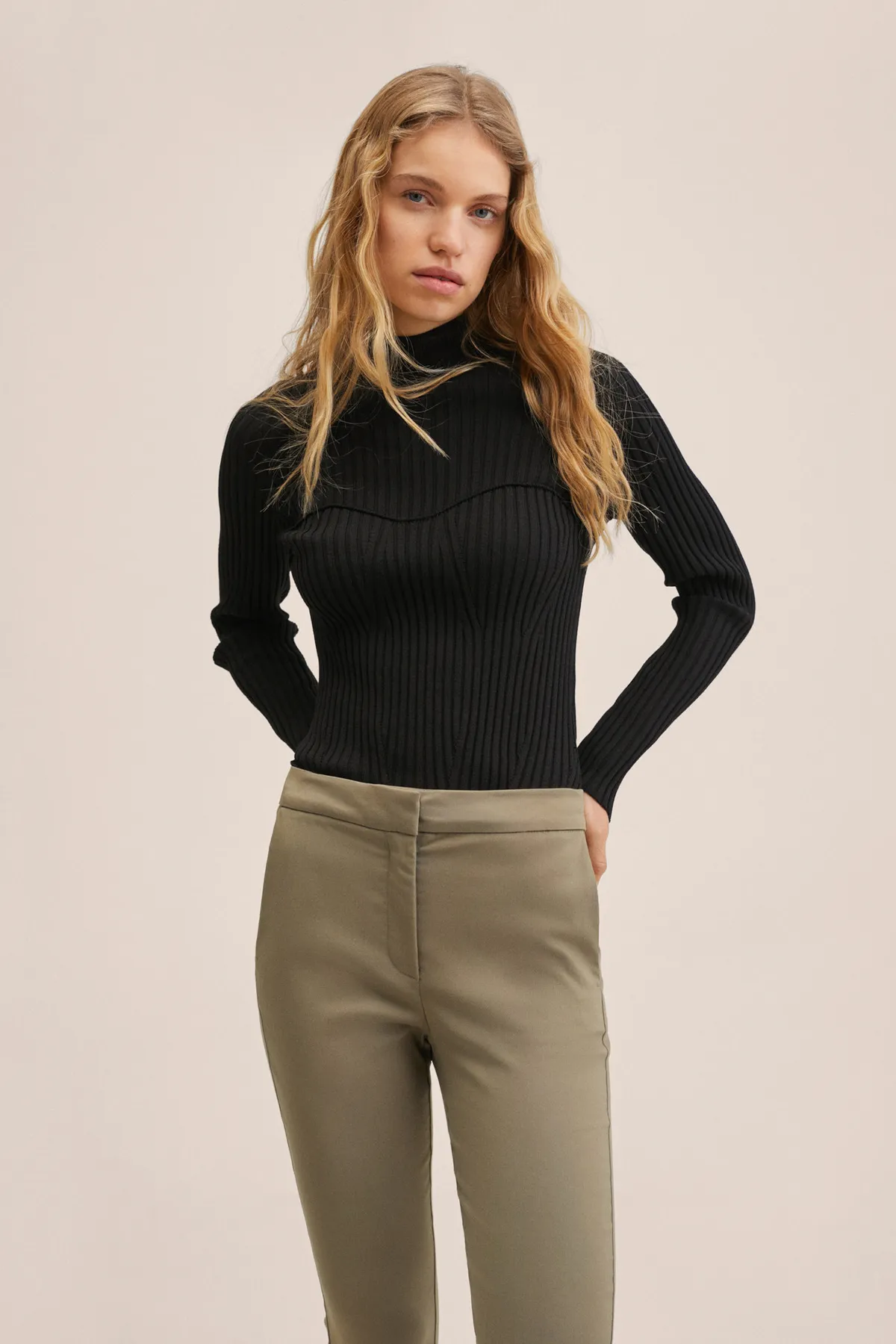 MANGO  27003267 Damen/Mädchen Khaki