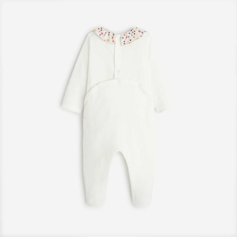 Pyjama bébé fille à col blanc Catimini