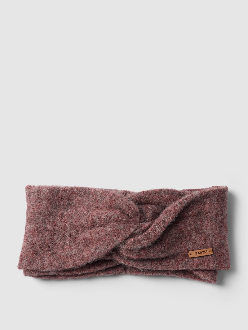 Stirnband mit Label-Detail Modell 'Witzia' in mauve